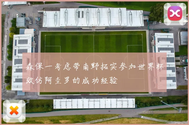 森保一考虑带南野拓实参加世界杯效仿阿圭罗的成功经验